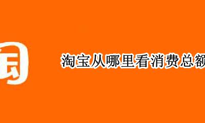 淘宝从哪里看消费总额 淘宝哪里可以看到消费总额