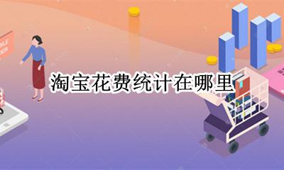 淘宝花费统计在哪里 怎样统计淘宝购物支出