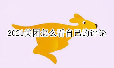 2021美团怎么看自己的评论 美团我的评价在哪