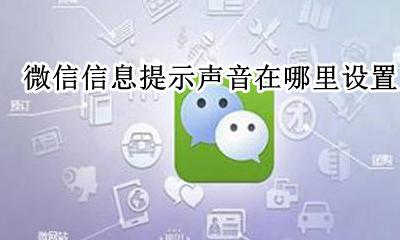 微信通知的声音在哪里设置 微信信息提示声音在哪里设置