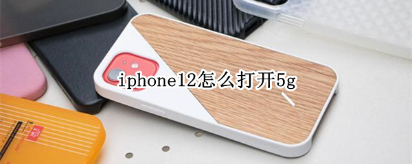 iphone12怎么打开5g