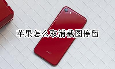苹果怎么取消截图停留 苹果手机截屏停留如何取消
