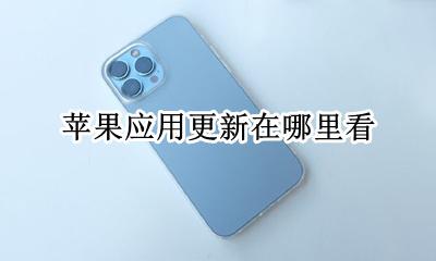 苹果应用更新在哪里看 苹果应用更新在哪里找