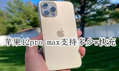苹果12promax快充支持多少W 苹果12pro max支持多少w快充