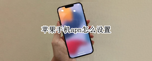 苹果手机apn怎么设置