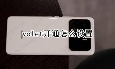 volet开通怎么设置 volet开通要收费的吗