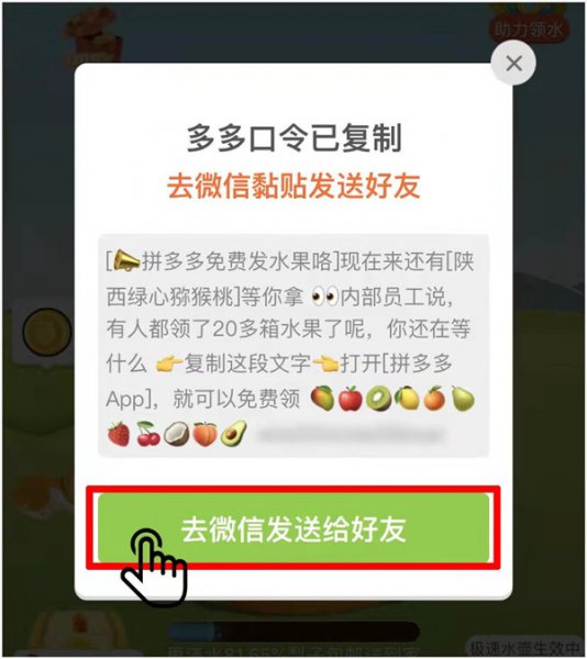 拼多多复制的口令怎么打开