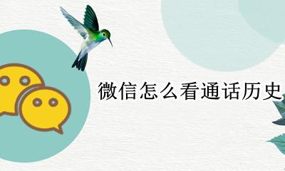 微信怎么看通话历史 微信所有通话记录时间怎么查看