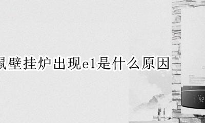 松鼠壁挂炉显示e1是怎么办 小松鼠壁挂炉出现e1是什么原因