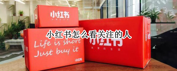 小红书怎么看关注的人