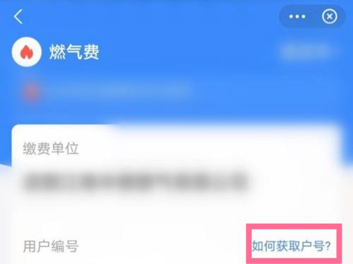 天然气户号在哪里查询