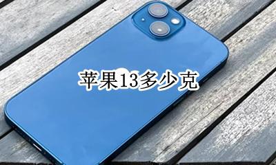 苹果13多少克 13斤苹果大概多少个