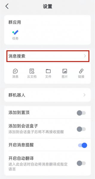 飞书可以查看别人的聊天记录么