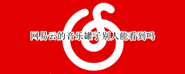网易云的音乐罐子别人能看到吗