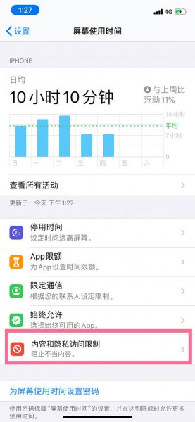 苹果手机访问受限制怎么解开