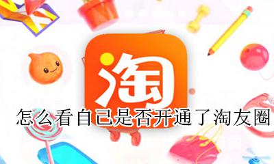 怎么看自己的淘友圈 怎么看自己是否开通了淘友圈