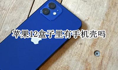 苹果12盒子里有手机壳吗 iphone 12的手机壳