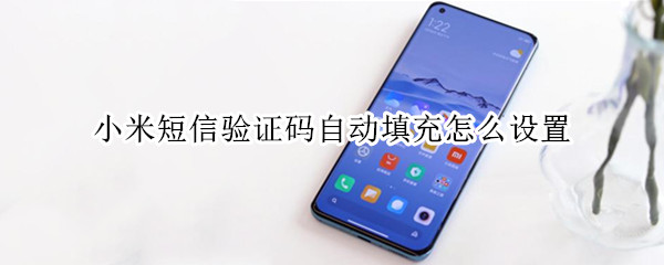 小米短信验证码自动填充怎么设置