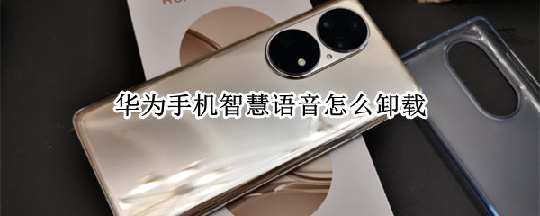 华为手机智慧语音怎么卸载