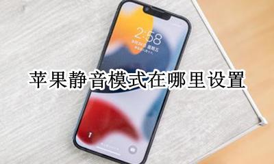 苹果静音模式在哪里设置 苹果手机静音模式在哪里调