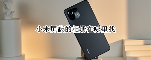 小米屏蔽的相册在哪里找