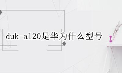 华为duk_al20报价 duk-al20是华为什么型号