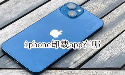 iphone卸载app在哪 iphone手机app卸载了设置里还有