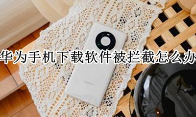 华为手机怎么阻止下载软件 华为手机下载软件被拦截怎么办