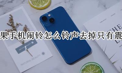 苹果手机闹铃怎么铃声去掉只有震动 苹果手机怎么关掉闹钟铃声只调震动