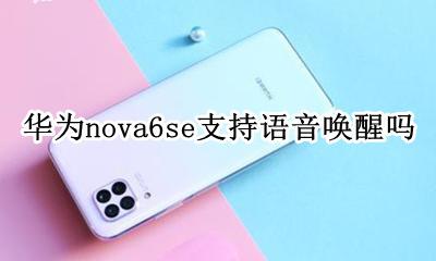 华为nova6se支持语音唤醒吗 华为nova6se手机语音唤醒功能在哪里设置