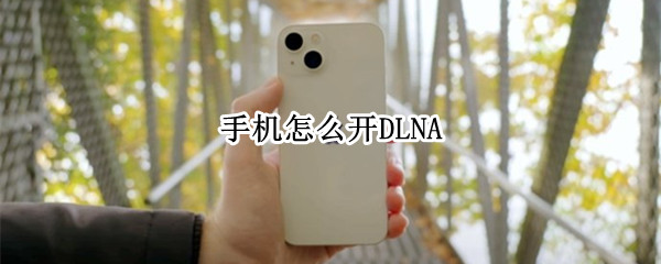 手机怎么开DLNA