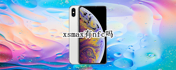 xsmax有nfc吗
