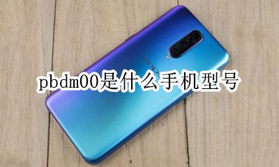 pbdm00是什么手机型号 pbet00是什么手机型号