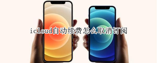 icloud自动续费怎么取消订阅