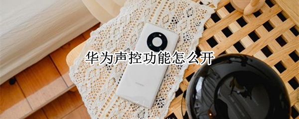 华为声控功能怎么开