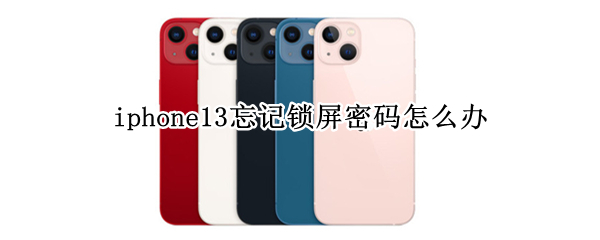 iphone13忘记锁屏密码怎么办