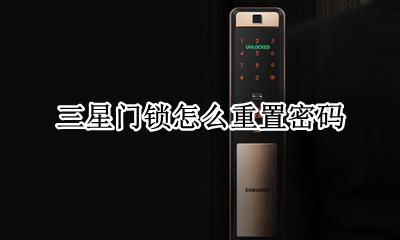 三星门锁怎么重置密码 三星门锁如何重置密码