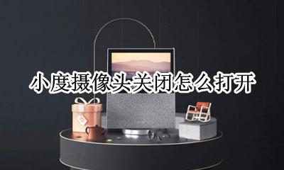 小度摄像头关闭怎么打开 小度对方关闭摄像头在哪里打开