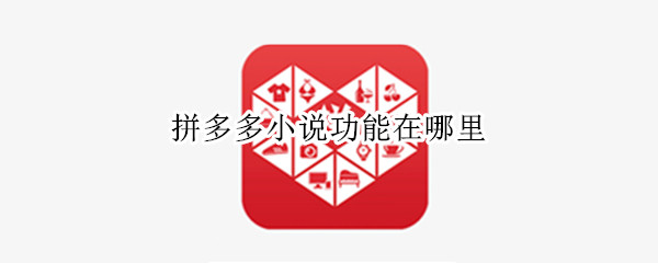 拼多多小说功能在哪里