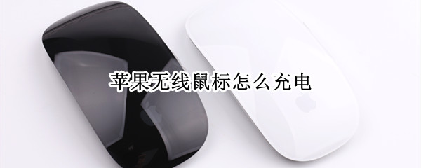 苹果无线鼠标怎么充电