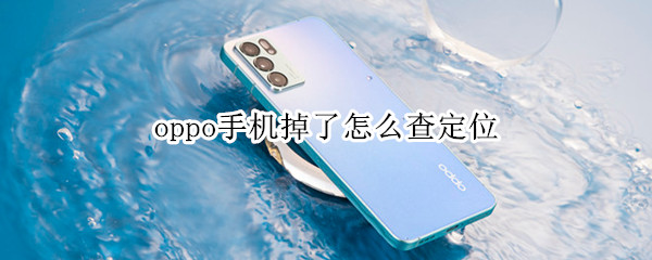 oppo手机掉了怎么查定位
