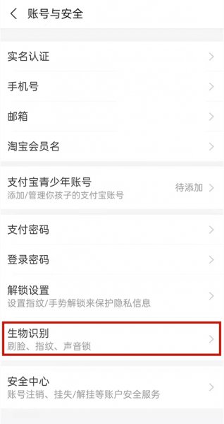 支付宝人脸识别怎么开通