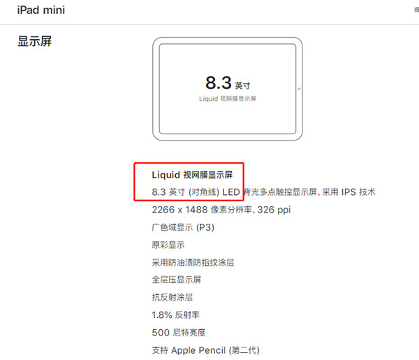 ipad mini6屏幕是lcd吗
