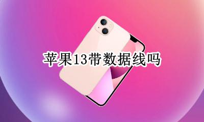 苹果13带数据线吗 苹果13只带数据线