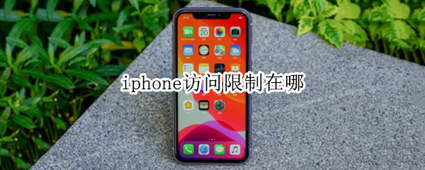 iphone访问限制在哪