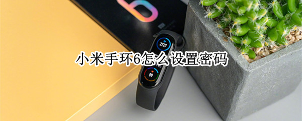 小米手环6怎么设置密码