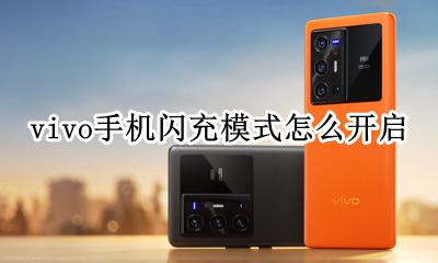 vivo手机闪充模式怎么开启 vivoiqoo手机闪充模式怎么开启