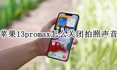 苹果13promax相机怎么关声音 苹果13promax怎么关闭拍照声音