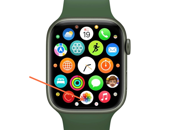 iwatch7怎么看照片
