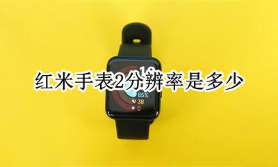 小米手表分辨率 红米手表2分辨率是多少
